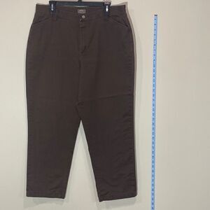 Riders Brown Casual Pants. Size 16P.